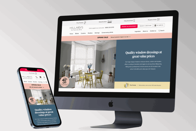 Continually evolving Hillarys digital presence